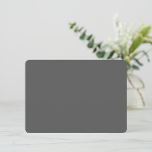 Create Your Own dark gray Custom Design Enclosure Card