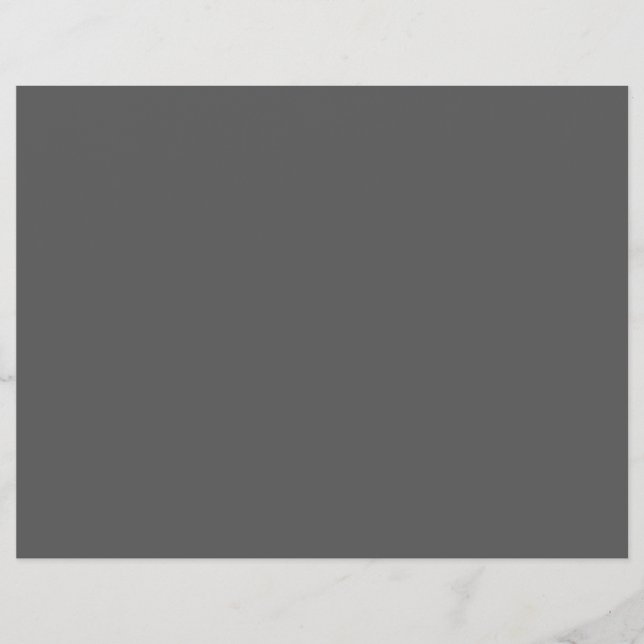 Create Your Own dark gray Custom Design Flyer (Front)