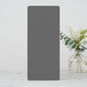 Create Your Own dark gray Custom Design Holiday Card