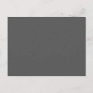 Create Your Own dark gray Custom Design Holiday Postcard