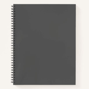 Create Your Own dark gray Custom Design Notebook