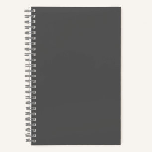 Create Your Own dark gray Custom Design Notebook