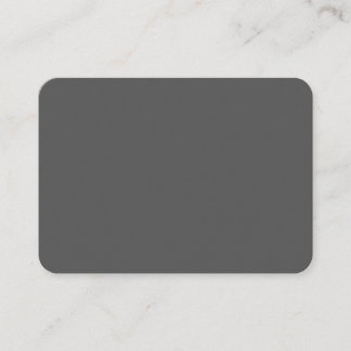 Create Your Own dark gray Custom Design Place Card