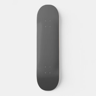 Create Your Own dark gray Custom Design Skateboard