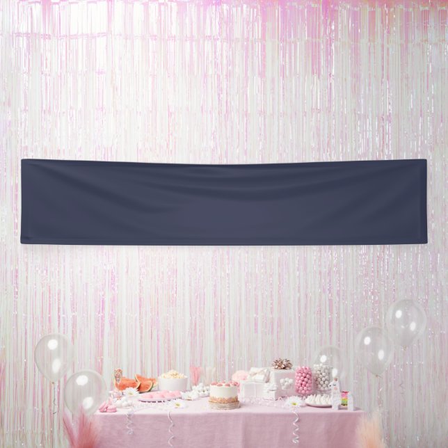 Create Your Own dark gray Custom personalized Banner (Party)