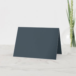 Create Your Own dark gray Folded Holiday Card
