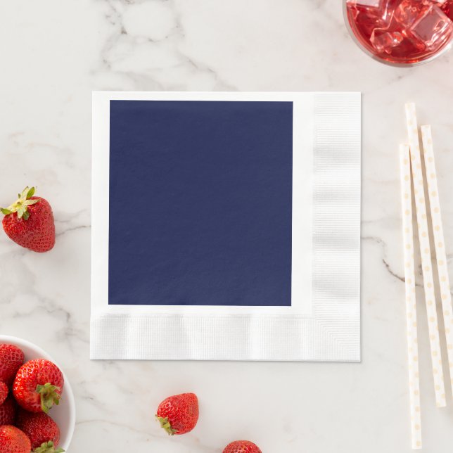  Create Your Own dark grey blue Custom Napkin (Insitu)