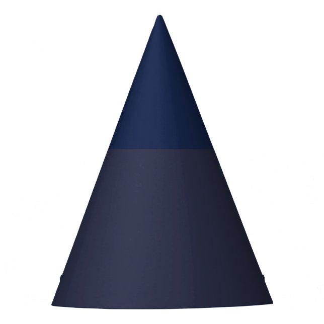  Create Your Own dark grey blue Custom Party Hat (Front)