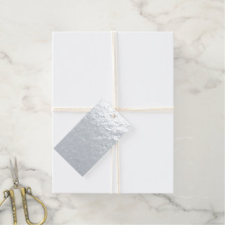 Create Your Own dark grey blue customisable Gift Tags