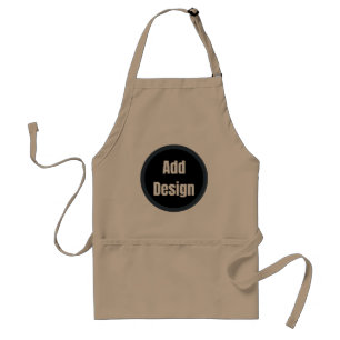 Create Your Own dark grey blue personalised Standard Apron