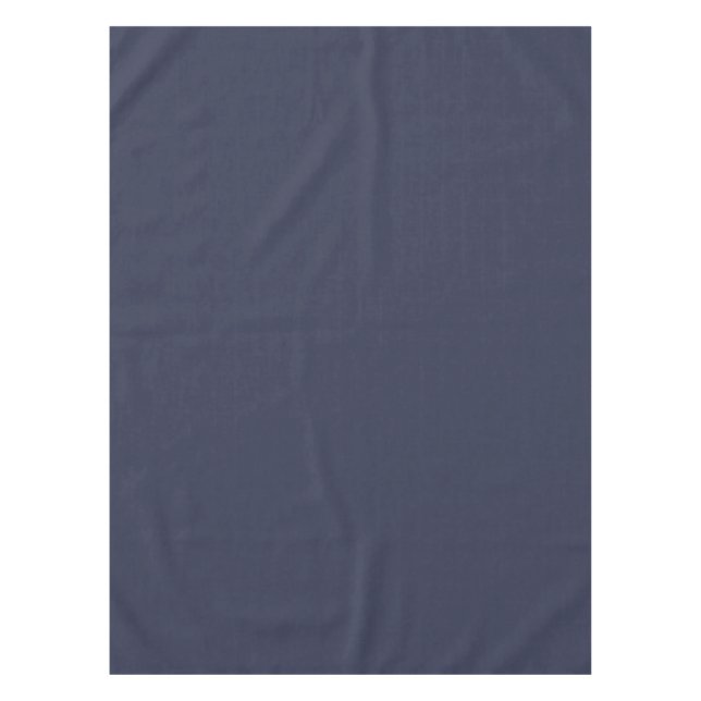 Create Your Own dark grey blue personalised Tablecloth (Front)
