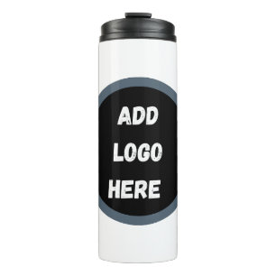 Create Your Own dark grey blue personalised Thermal Tumbler