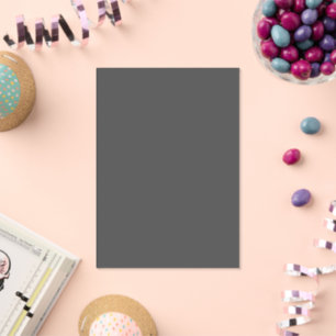 Create Your Own dark grey Custom Design Acrylic Invitations