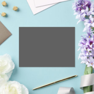 Create Your Own dark grey Custom Design Acrylic Invitations