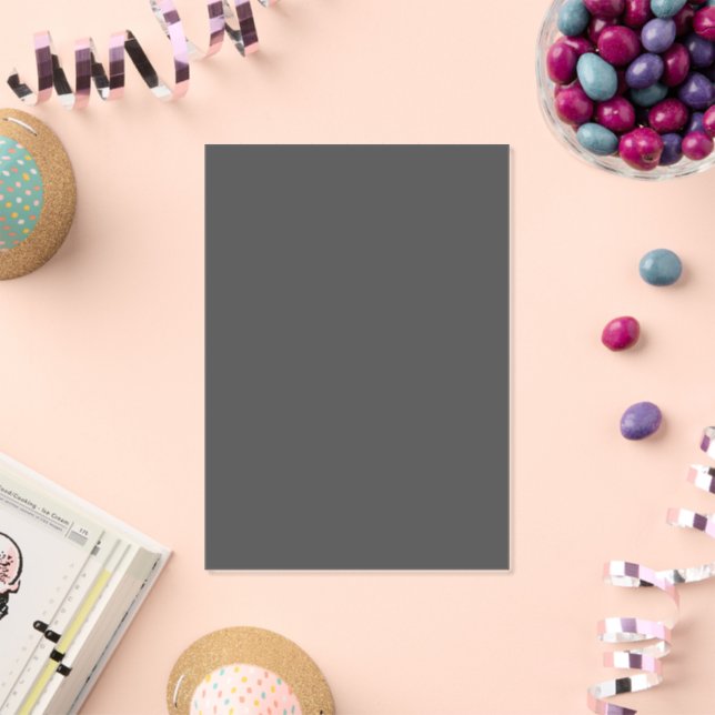 Create Your Own dark grey Custom Design Acrylic Invitations (Insitu (Celebration))