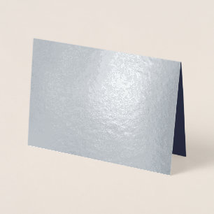 Create Your Own dark grey Custom personalised Foil Card