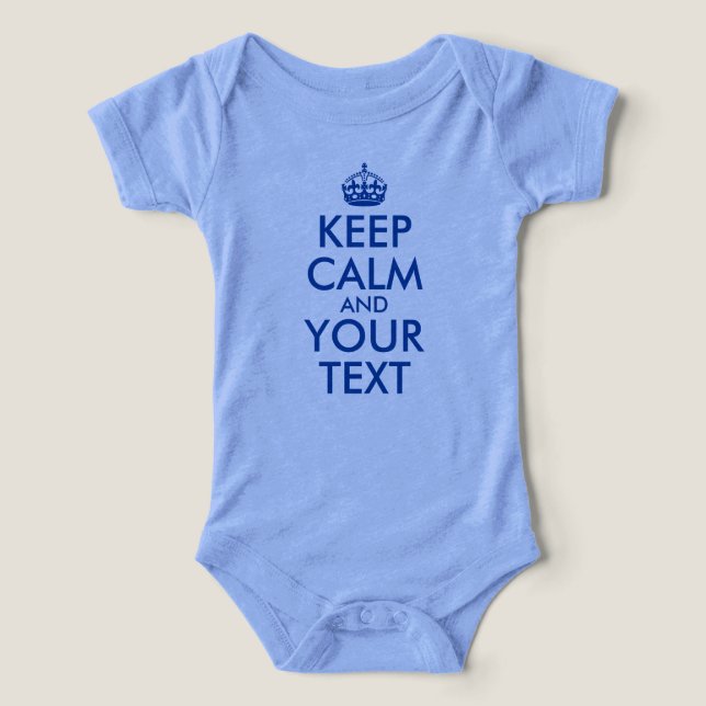 Create Your Own Deep Blue Keep Calm (Design Front)