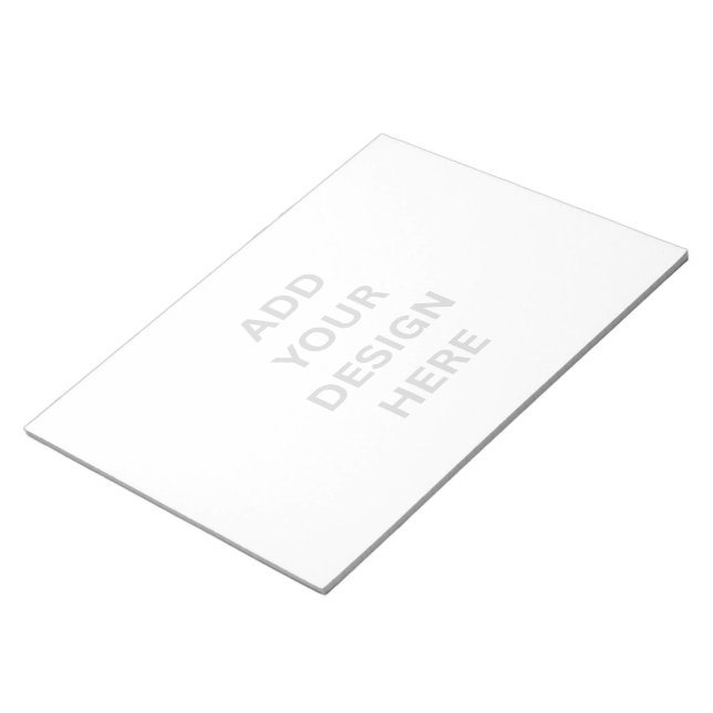 Create Your Own Design 11"x8.5" 40 Page Notepad (Angled)
