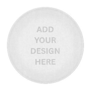 Create Your Own Design 12" Glass Cutting Board