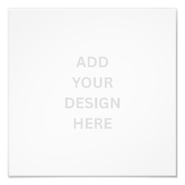 Create Your Own Design 12" x 12" Photo Enlargement (Front)