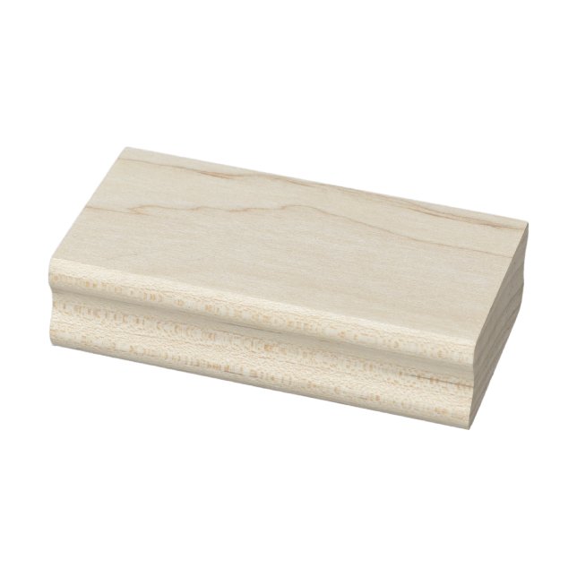 Create Your Own Design 1.5" x 3" Wooden Stamp (Stamp)