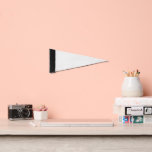 Create Your Own Design 4" x 10" Black Sports  Pennant Flag<br><div class="desc">Create Your Own 4" x 10" Black Sports Pennant Pennant Flag</div>