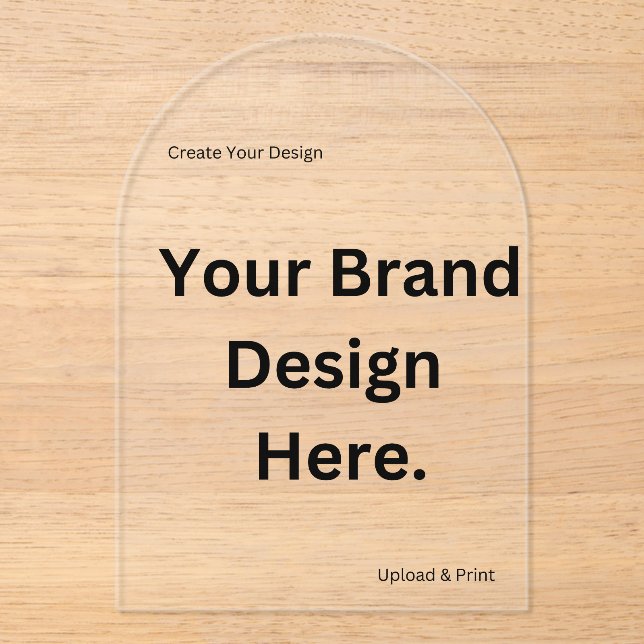 Create Your Own Design and Print Acrylic Invitations (Front)