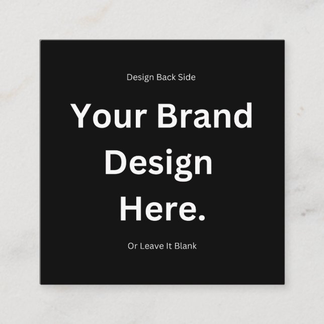 Create Your Own Design and Print Appointment Card (Front)