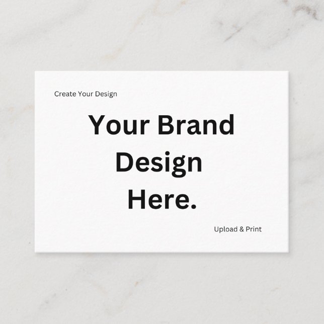 Create Your Own Design and Print Calling Card (Front)