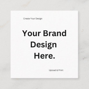 Create Your Own Design and Print Calling Card