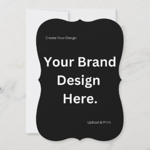 Create Your Own Design and Print Flat Card