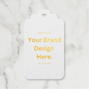 Create Your Own Design and Print Foil Gift Tag