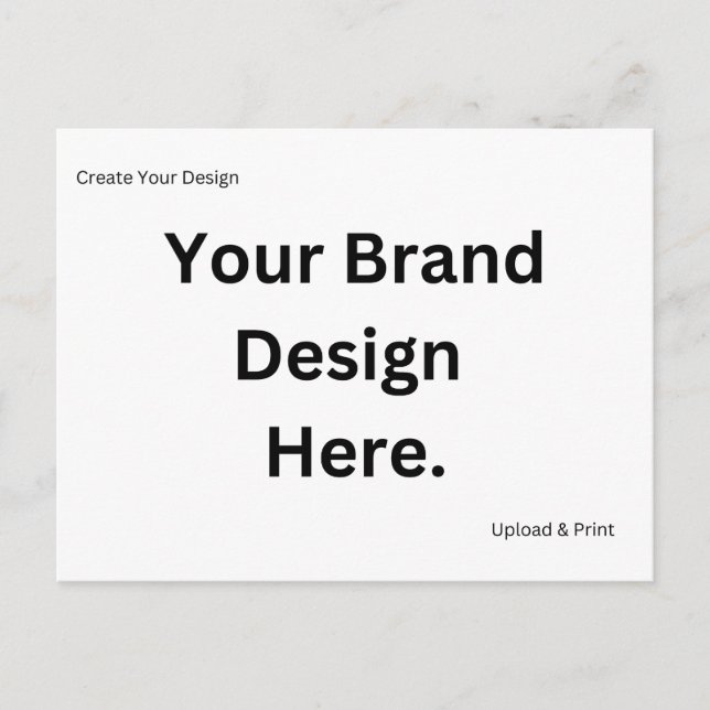 Create Your Own Design and Print Holiday Postcard (Front)