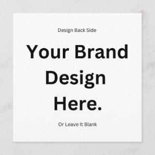 Create Your Own Design and Print Menu