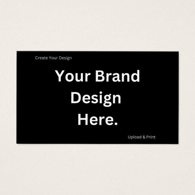 Create Your Own Design and Print Profile Card (Front)