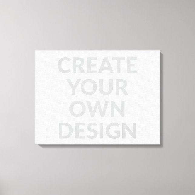 Create Your Own Design  Canvas Print (Front)