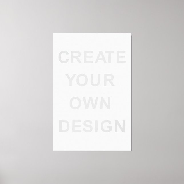 Create Your Own Design  Canvas Print (Front)
