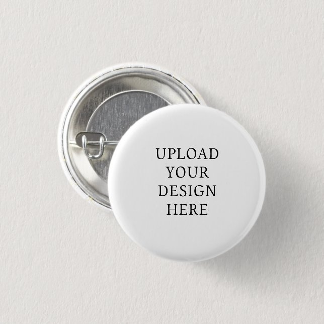 Create Your Own Design Custom  3 Cm Round Badge (Front & Back)