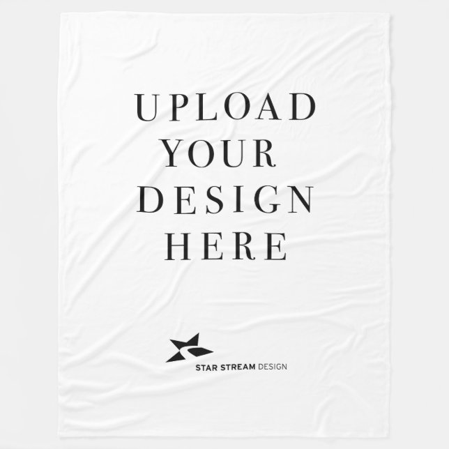 Create Your Own Design Fleece Blanket (Front)