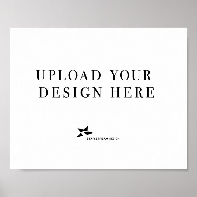 Create Your Own Design Landscape Poster (Front)