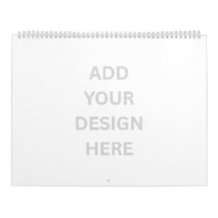 Create Your Own Design Large English US Calendar