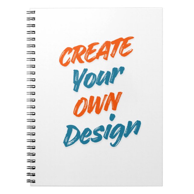 Create Your Own Design  Notebook (Front)