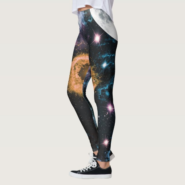 Create Your Own Design Personalised Logo On Leggings (Left)