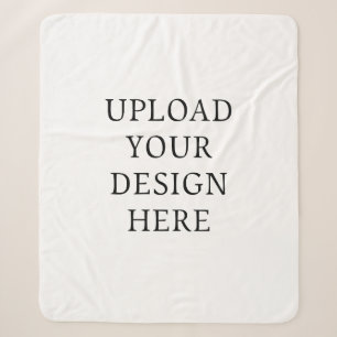Create Your Own Design Personalised Sherpa Blanket