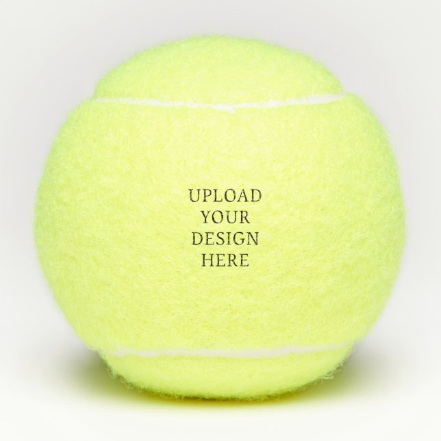 Create Your Own Design Personalised Tennis Balls (Front)