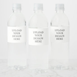 Create your own Design personalised Water Bottle Label