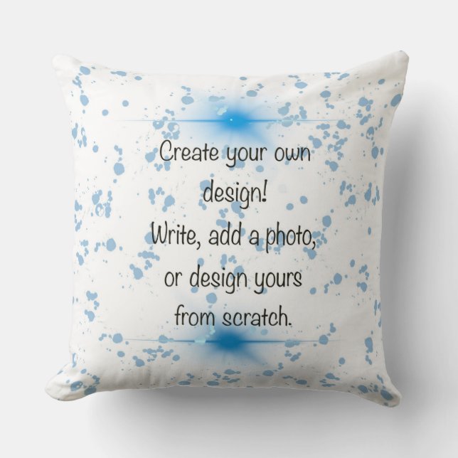 Create Your Own Design & Photo Unique Decor Gift  Cushion (Front)