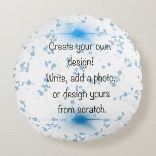 Create Your Own Design & Photo Unique Decor Gift  Round Cushion