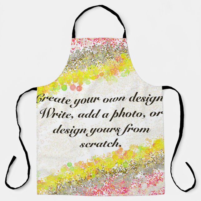 Create Your Own Design & Photo Unique Gift  Apron (Front)