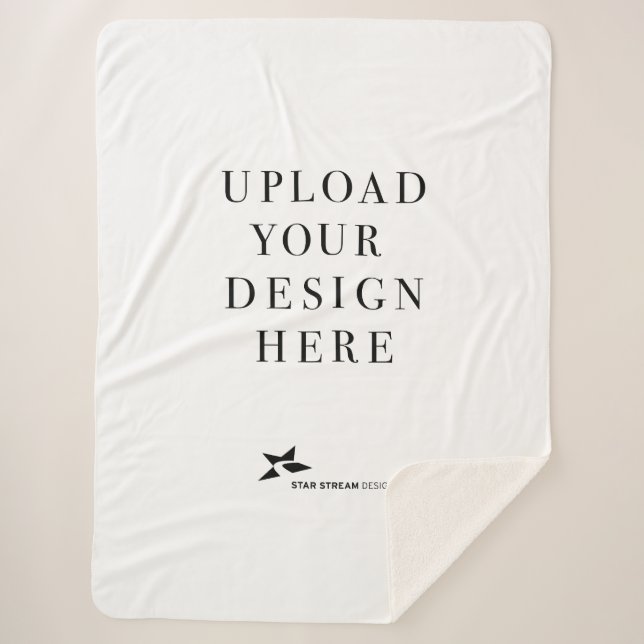 Create Your Own Design Sherpa Blanket (Front)